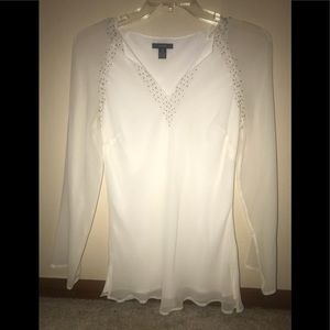 Alfani silk lined blouse